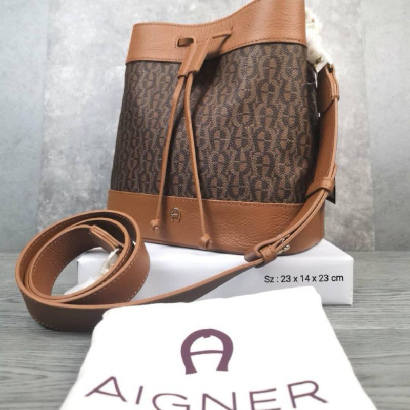 Aigner Ilona Fango Bucket Bag