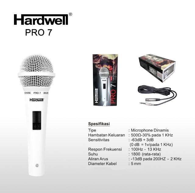 Mic kabel hardwell Pro7 mic dynamic