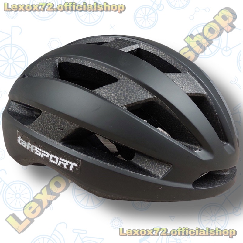 Taffsport Helm Sepeda Cycling Helmet EPS Foam PVC Shell