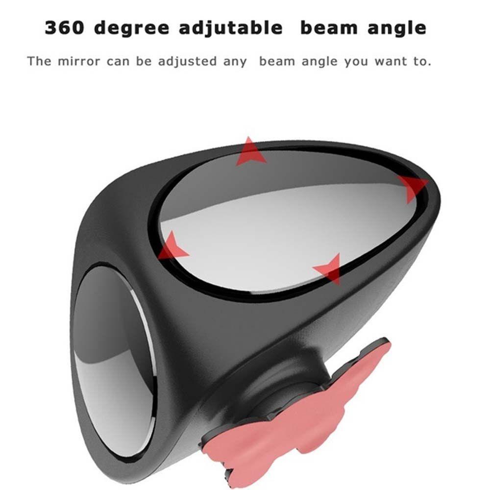 LANFY Car Blind Spot Mirror Universal 360 degrees rotation Spherical mirror 2 In 1 Wide Angle Mirror