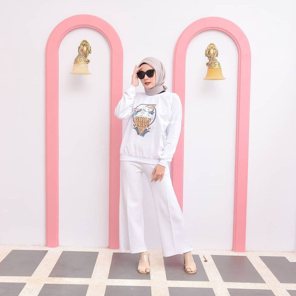 Nara Grosir - Girl Rules Unicorn | Fashion Terkini | Sweater Termurah