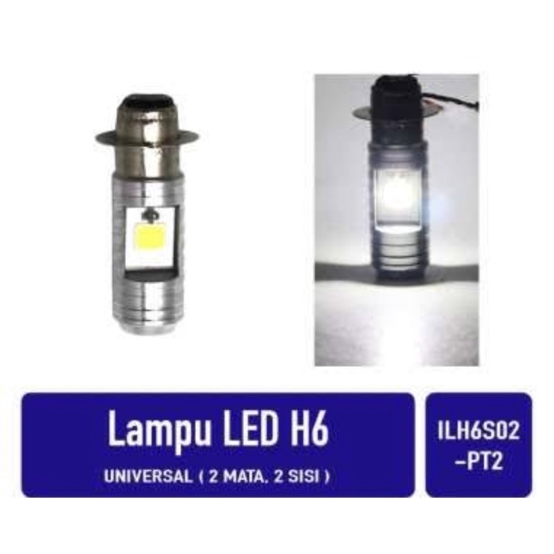 Rtd Raytone Led Otomotif M11P-H4 H6 RTD ORIGINAL LAMPU LED BEBEK MOTOR LAKI KAKI 4 VIXION TIGER  MEGA PRO MP NEW  KING SCOOPY DLL-LED 2SISI H6 POLOS