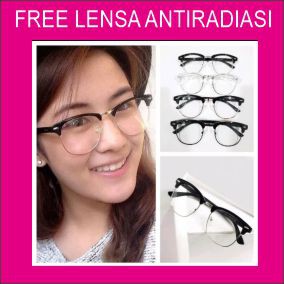 KACAMATA MINUS  CLUBMASTER 8004 FREE LENSA ANTI RADIASI