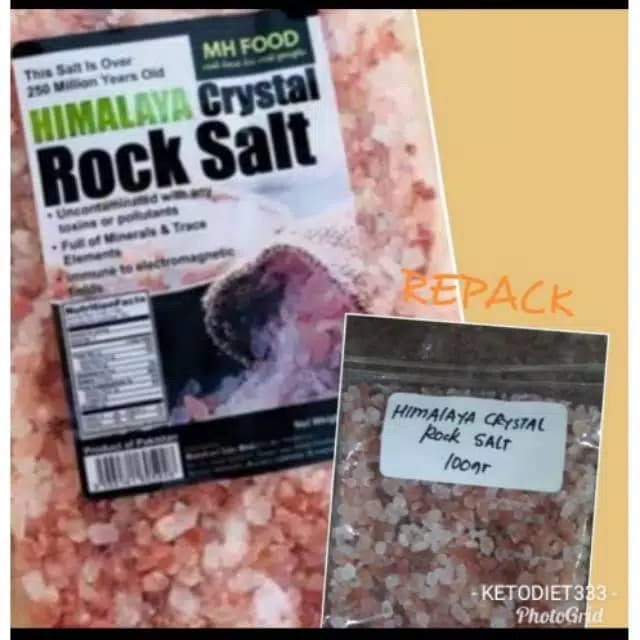 

PROMO HIMALAYA CRYSTAL ROCK SALT REPARK 100 GR TERMURAH
