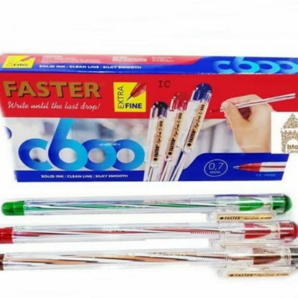 

Promo Pulpen Faster C600 Perpack Murah
