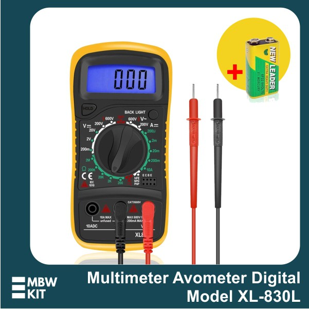 Multimeter Multitester Avometer Digital XL830L XL-830L