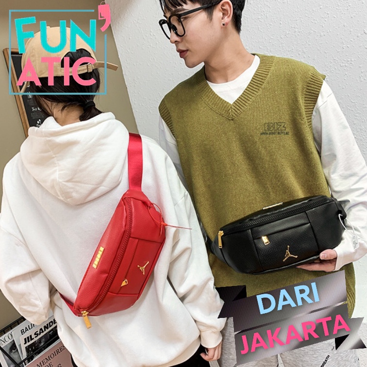 Funatic Tas Selempang Unisex Import Fashion Waistbag Uk32.5x7x19cm FA982