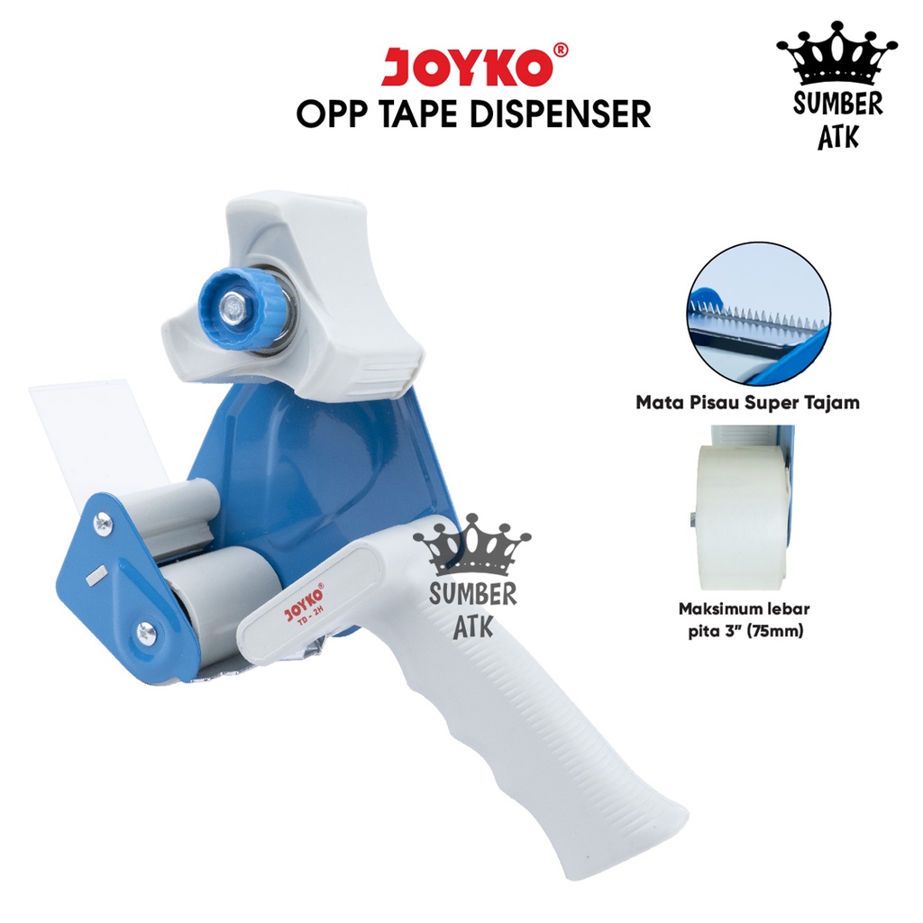 

Tape Cutter / Tape Dispenser / Pemotong Pita Perekat Joyko TD-2H