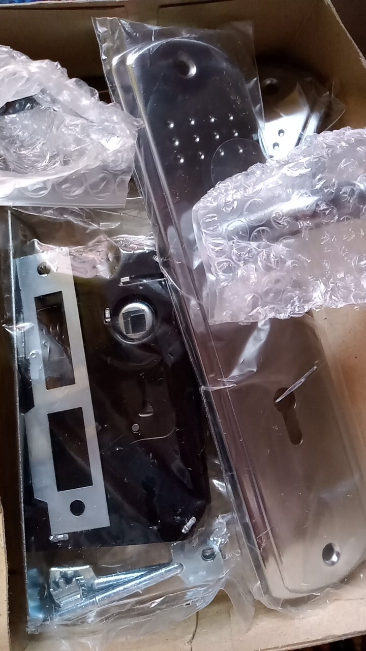 Kunci Pintu Kecil Silinder Premium L Gagang Kotak Rumah L Handle Full Set Netz