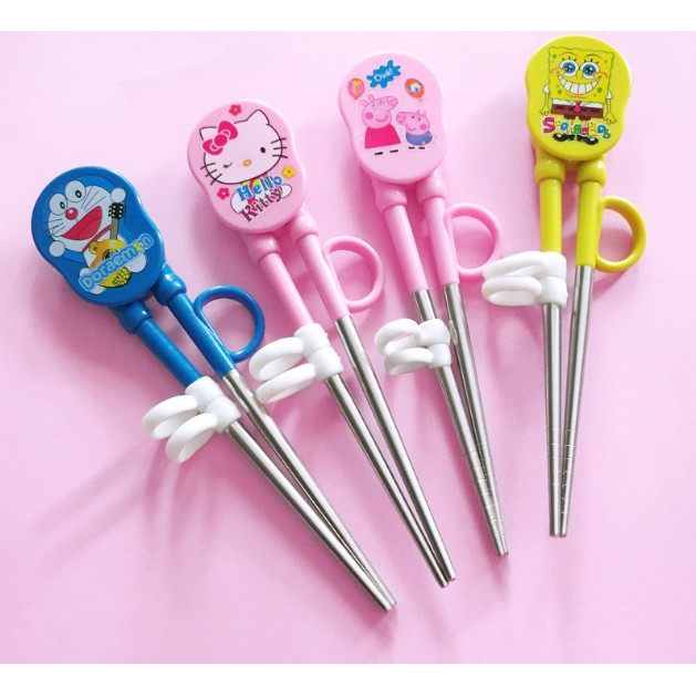 SUMPIT TRAINING KARAKTER LUCU Untuk ANAK BALITA / Training Chopsticks Anak Batita Karakter Premium
