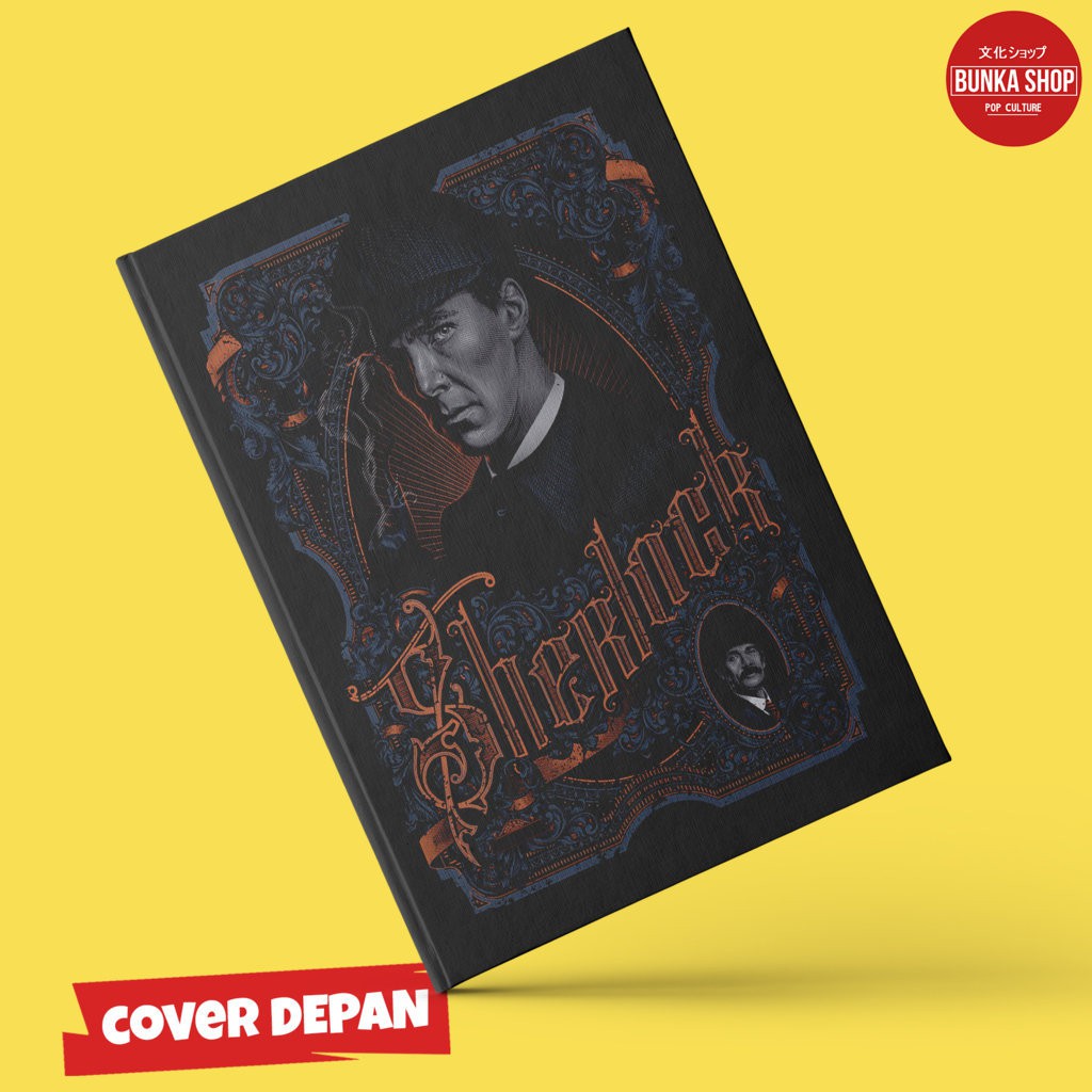

Terlaris ✨ - Notebook Sherlock Holmes Hardcover A5 Buku Tulis Catatan Note Agenda Planner Jurnal3.1.23
