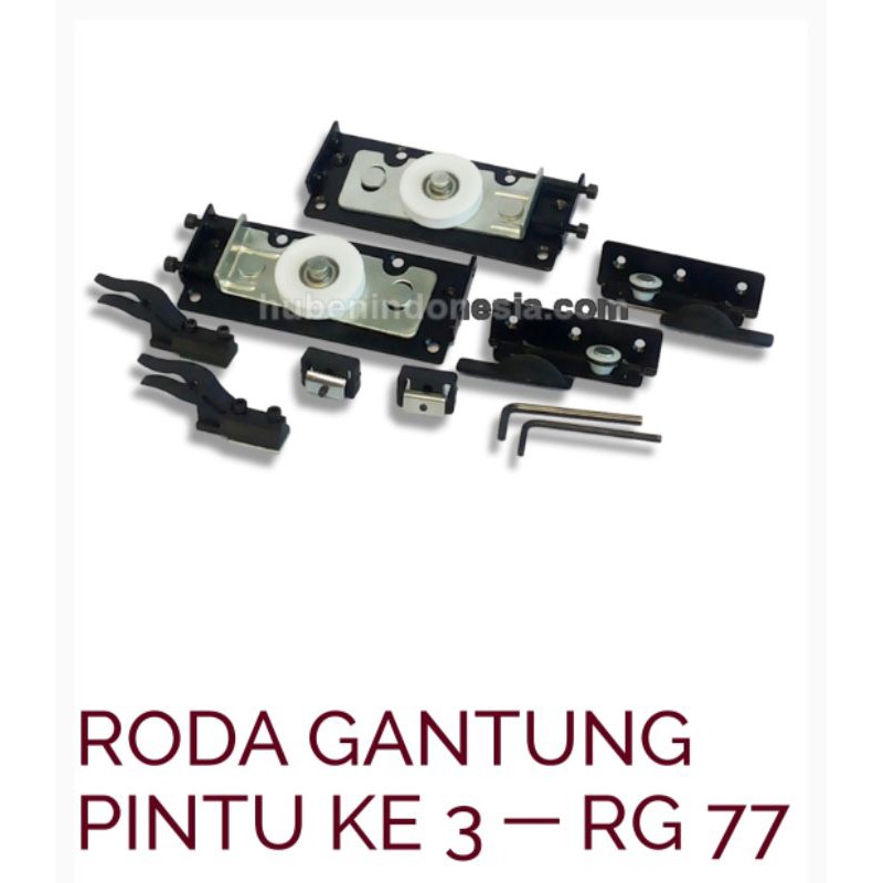 Roda Sliding Pintu Gantung Geser Huben RG 99 RG 77