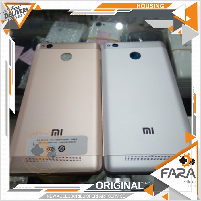 Casing Xiaomi Redmi3x Redmi 3x Tutup Batre Back Door Cover Belakang Original Shopee Indonesia
