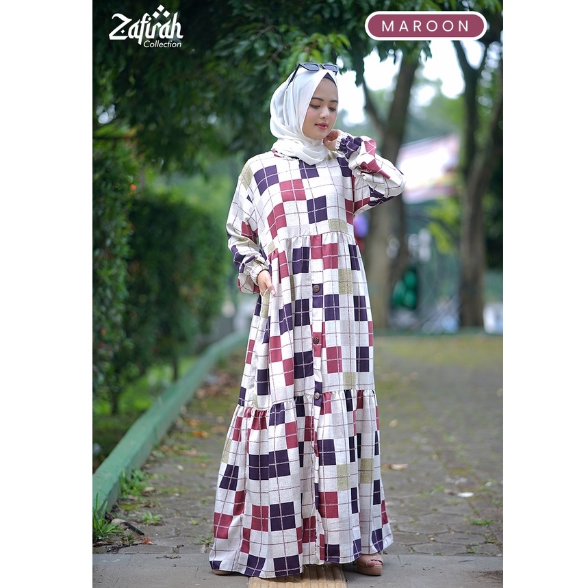 Gamis Terbaru Zafirah Collection / Homedress Syakila Ori Zafirah Collection / Gamis Muslim Terbaru / Dress Muslim / Gamis Lebaran 2022