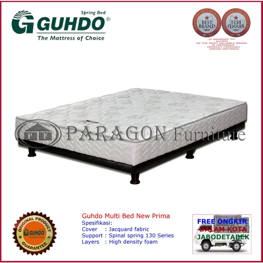 Guhdo Spring bed Multi bed New Prima 90 100 120 140 160 180 200x200 TANPA HB