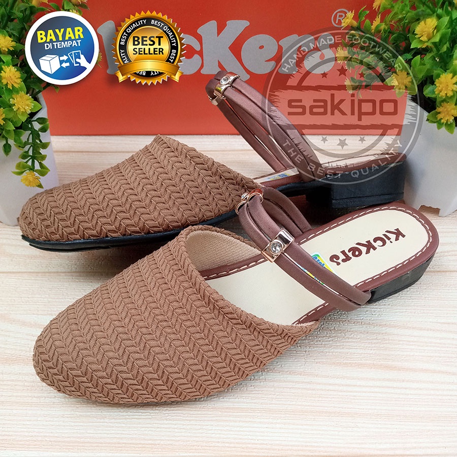 PROMO 8.8 SEPATU WANITA RAJUT LED TALI BALET DEWASA RAJUT KICKERS  / SLOP RAJUT MURAH UNIK / SAKIPO