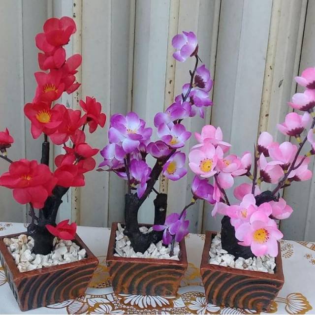 1 kilo 6 pc bunga hias sakura Artifisial dekorasi 1 kilo 6 pc bunga hias sakura Artifisial dekorasi