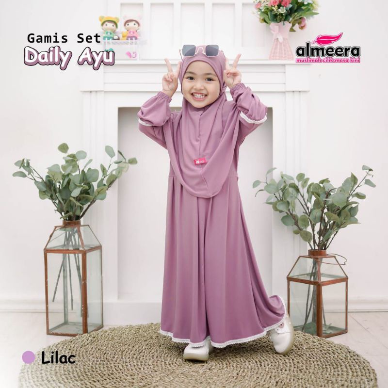 Gamis Anak Set Daily Ayu By Almeera