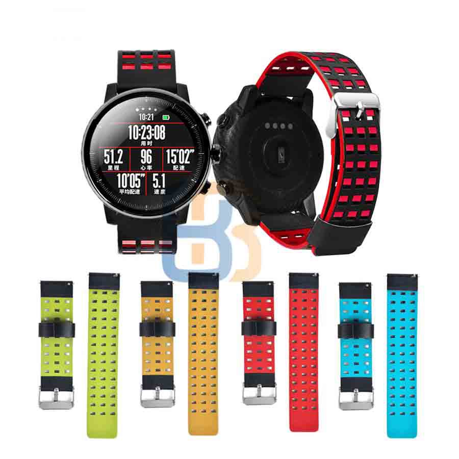 Strap Tali Gelang Silicone SmartWatch Huami Amazfit Stratos 2 / S3 Universal 22mm