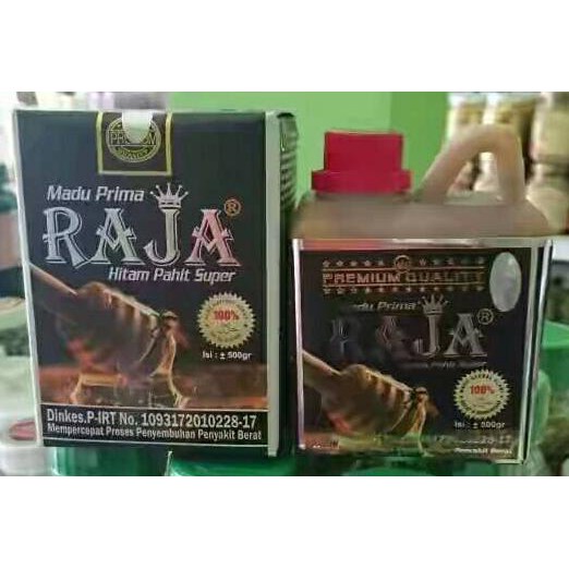 

Madu Prima Raja Hitam Pahit Super ukuran 500 gram dirijen agen grosir distributor termurah