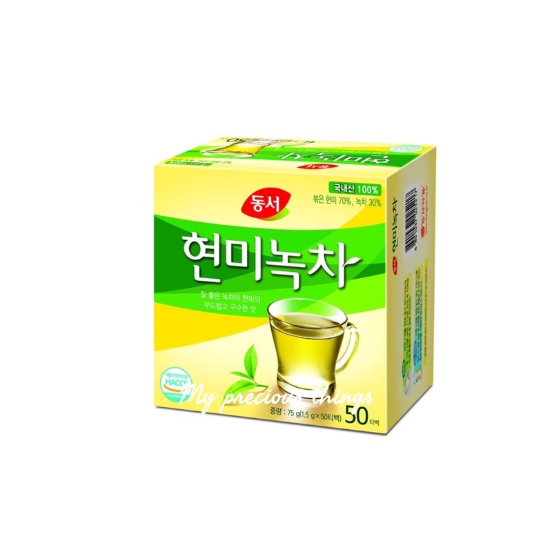 

Dongsuh brown rice and green tea 75gr