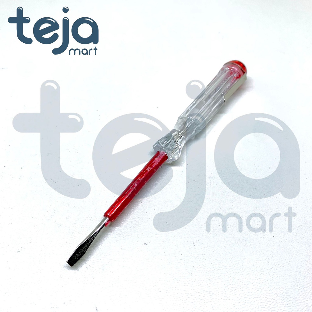 Tespen Test Pen Alat Tes Listrik Obeng Kelistrikan Flexible Pipih