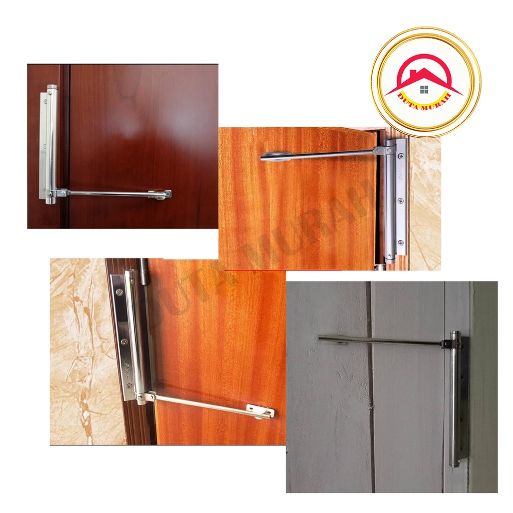 Door Closer / Per Stang / Engsel Koboi / Penutup PIntu otomatis kecil, FREE SEKRUP