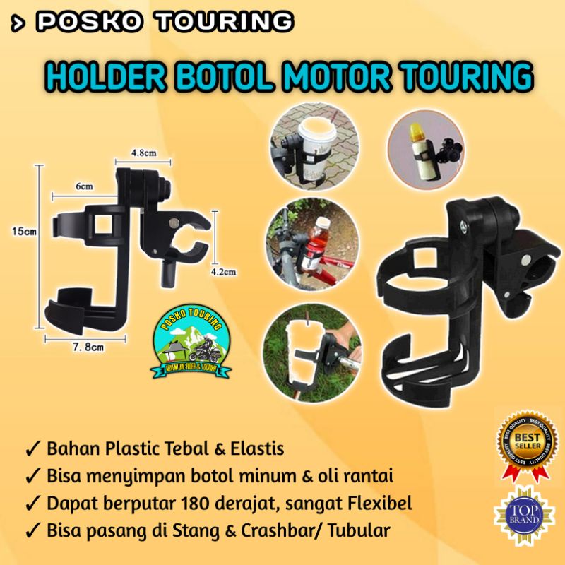 Holder Botol Minum Oli Rantai Motor Touring