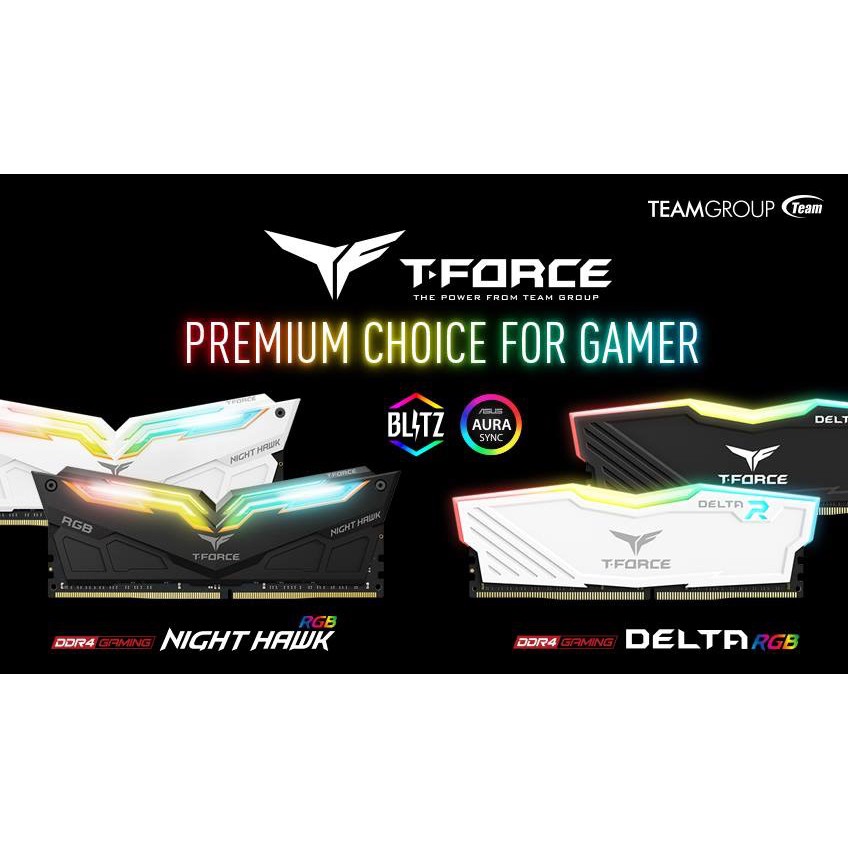 Team Delta TUF RGB DDR4 2 x 8GB 2x16GB 3200