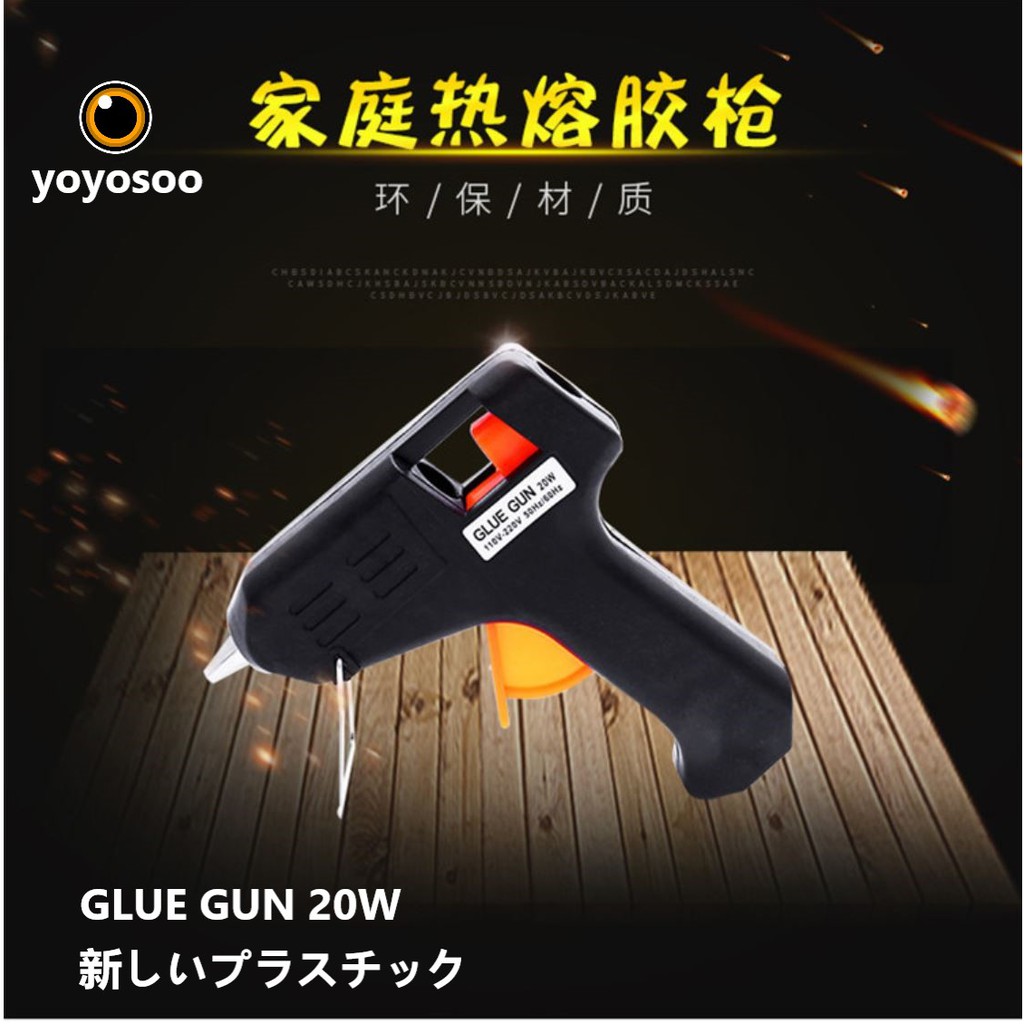 PROMO lem tembak Kenmaster Glue Gun 20/40 Watt - Lem Tembak Cepat Panas - YOYOSOO