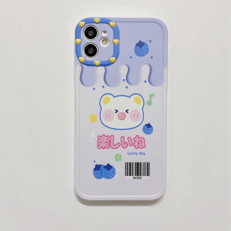 Lovely ICE Bunny & Bear Soft Case OPPO A53 A33 A31 A5 A9 2020 A16 A54 A55 A74 A15 A15S A3S A52 A92 A57 A39 F1S F9 Pro A7 A5S A12 A11K F11 K3 K5 Reno 4 5 F 6 Realme C1 X XT Casing VIVO Y11 Y12 Y12i Y15 Y17 Y12S Y20 Y20S Y50 Y30 Y30i Y83 Y81 Y91C Y93-#1