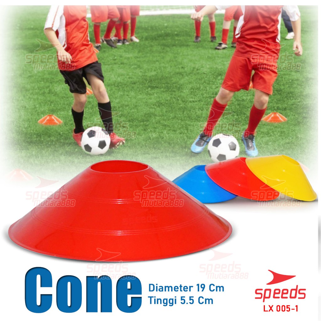 SPEEDS Cone Cones Mangkuk Alat Olahraga Kun Mangkok Latihan Marker Sport Kerucut Futsal Sepak Bola 005-2