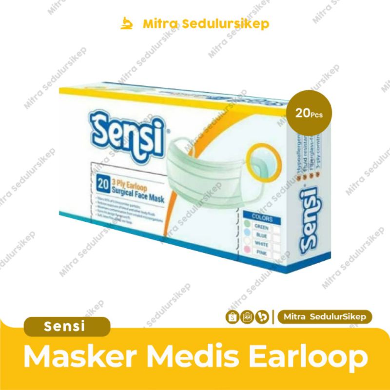 Masker Earloop Sensi l Masker Cantol l Masker Telinga
