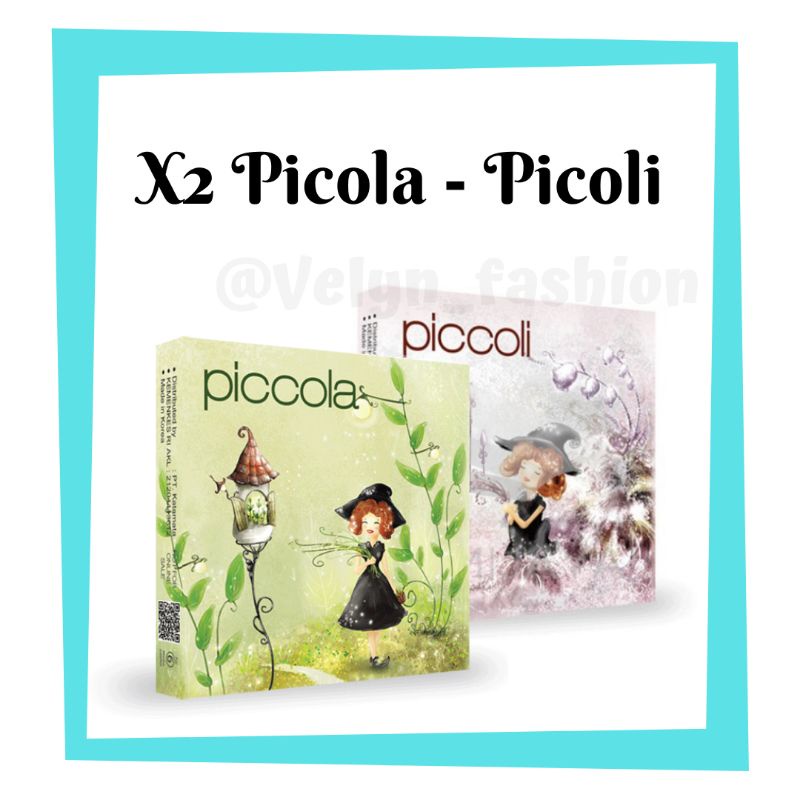 X2 Picola Soflens Big Eyes Hitam Softlens Piccoli X2 Soflen Warna Hitam Membesarkan Bola Mata