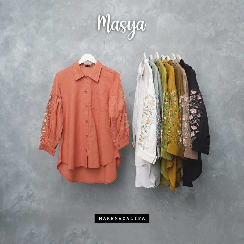 BAJU ATASAN BLOUSE KEMEJA WANITA DEWASA || MASYA BLOUSE BY MAREMA ZALIFA || KEMEJA BUSUI TERBARU ADE