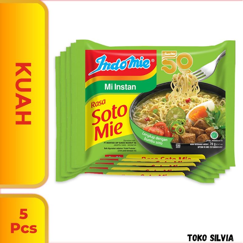

5 - pcs Indomie SOTO AYAM 75gr