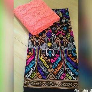 Ready...Ready...Ready...] Kain kebaya Bali brukat / brokat dan satin songket merak