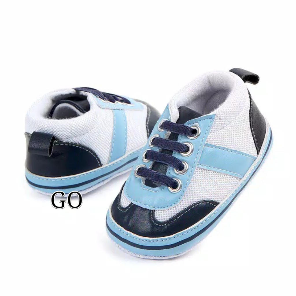 gos  0987 HI SQUAD Sepatu Anak Laki Sepatu Bayi Prewalker Shoes 0-18 bulan Import