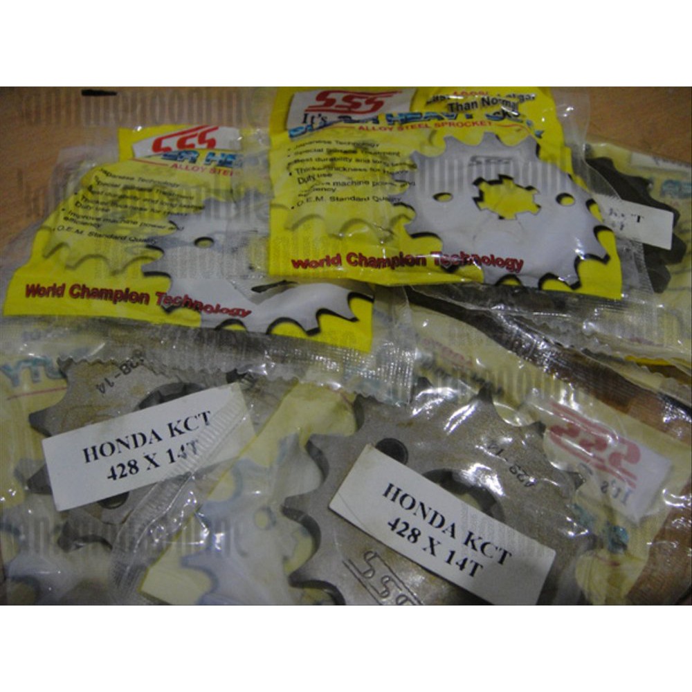 BARU Gear SSS (Depan + Belakang) 428 : MEGAPRO, NMP, CB150R, CBR150, V