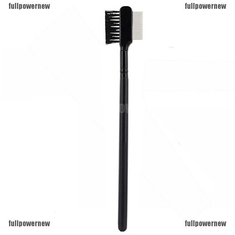 1pc Sisir Alis / Bulu Mata Extension Model Dua Sisi Bahan Metal