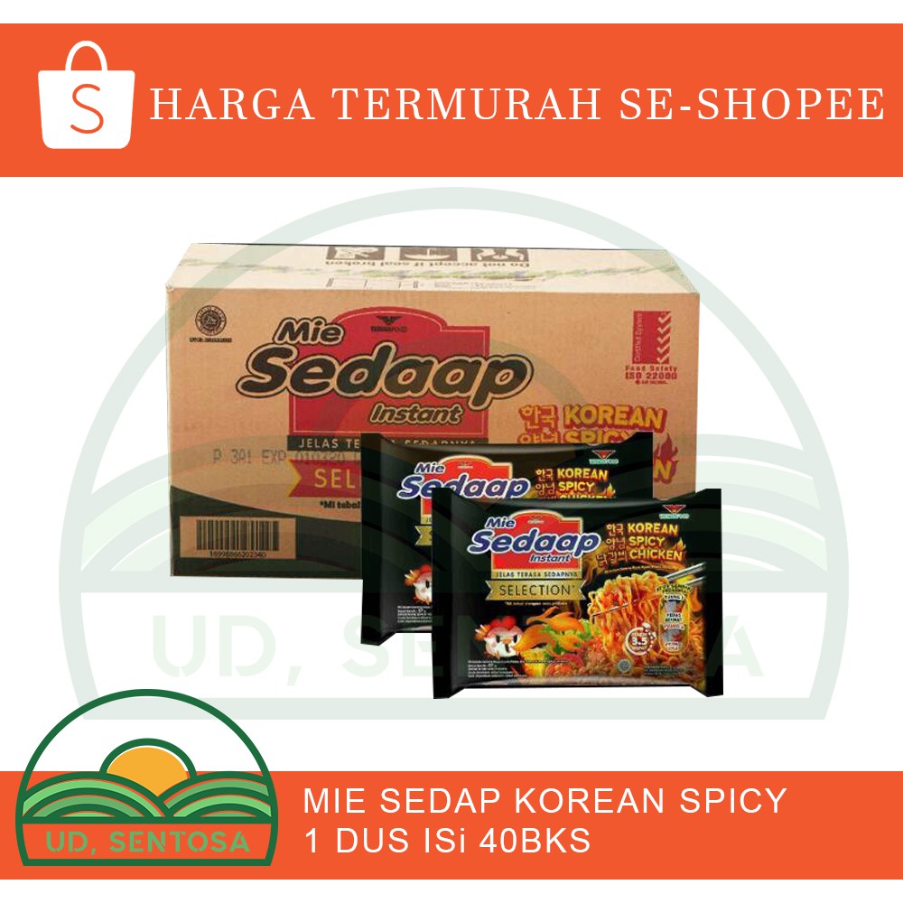 

MIE SEDAP KOREAN SPICY KARTON ISI 40 BKS