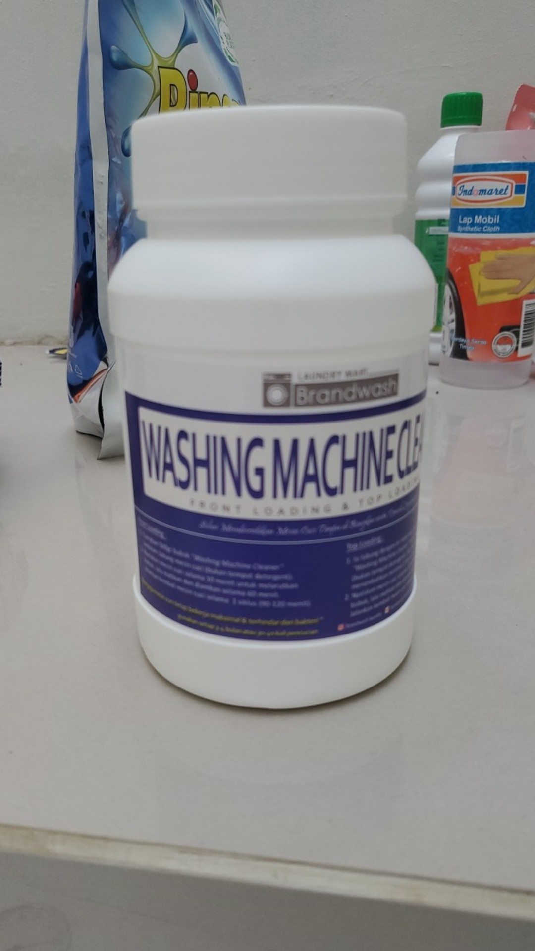 Brandwash Washing Machine Cleaner 500gr Sabun Pembersih Mesin Cuci Front N Top Loading