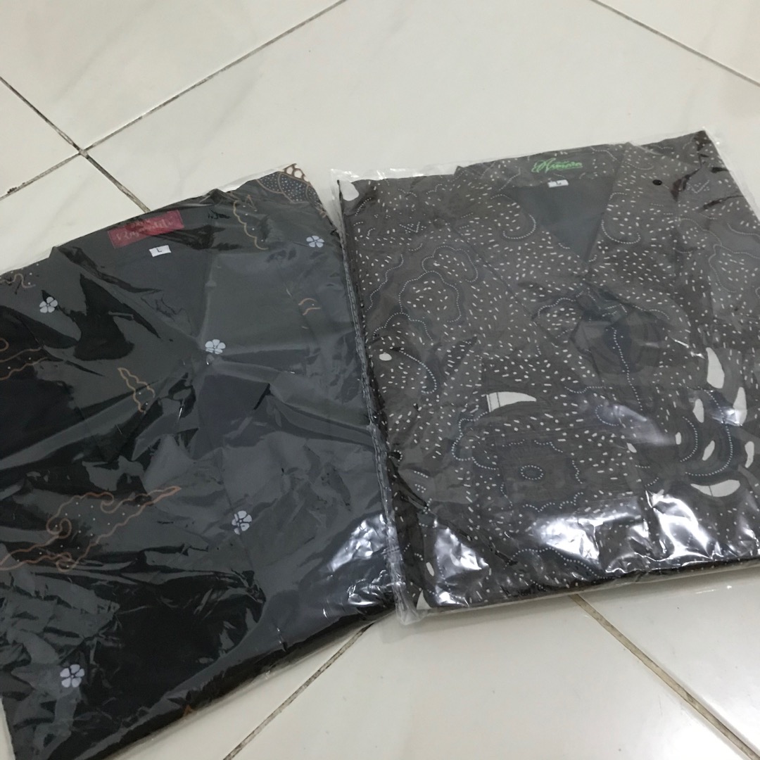 Batik Pria Saptha Sogan Size M - Xxl Batik Solo Katun Sragenan Full Furing