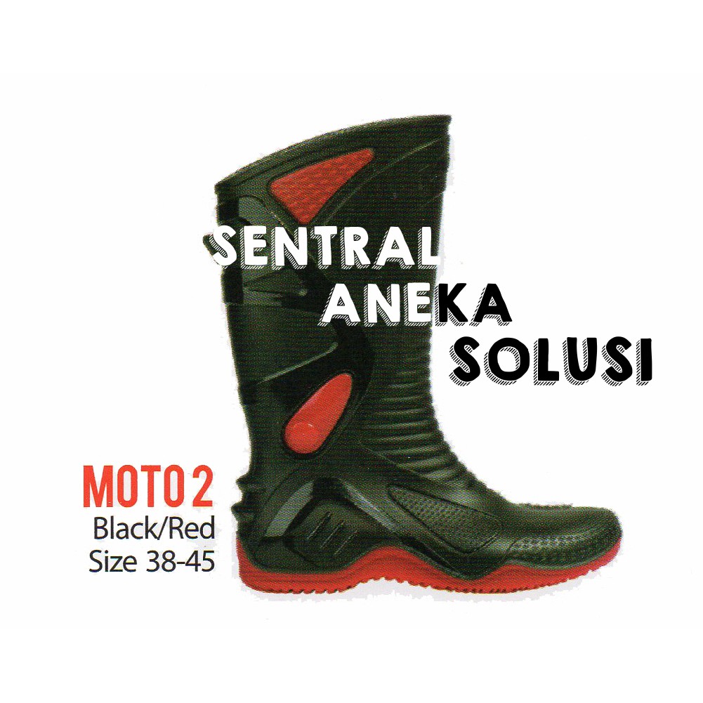 TERMURAH AP BOOTS MOTO2 SIZE 38 - 45 TOURING BIKERS