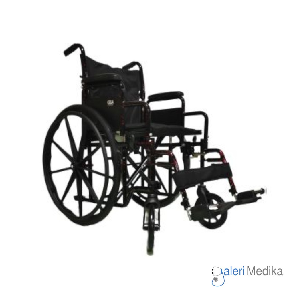 Kursi Roda GEA YJ-023E / YJ 023E / YJ023E Steel Wheelchair - Kursi Roda Rumah Sakit