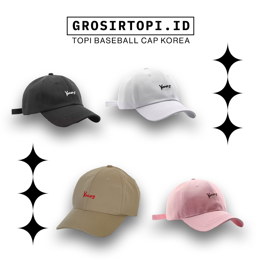 Promo Topi Baseball Pria Wanita Murah Bordir Yours Dewasa