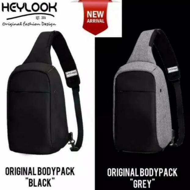 TAS WAISTBAG PRIA BODYPACK COWOK TAS SELEMPANG DISTRO IMPORT KEREN SLINGBAG