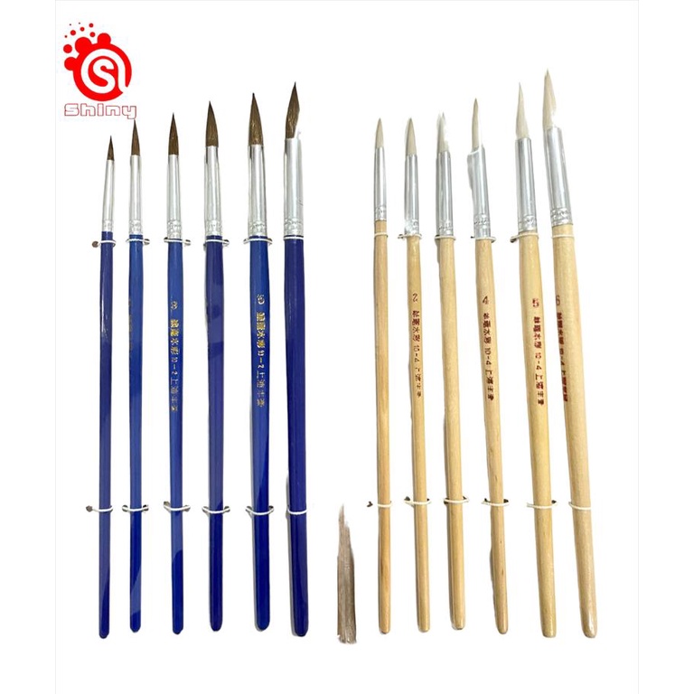 

Kuas Lukis B4/B5 1 pack Isi 6 / Kuas Lukis