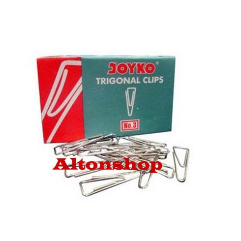 

JOYKO Paper Clip Trigonal Clips Penjepit Kertas Joyko No 3 KECIL