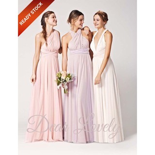 Image of READY FREE KEMBEN Bridesmaid Dress Premium Multiway Dress Convertible Dress Infinity Dress Pesta Pengiring Pengantin Wedding